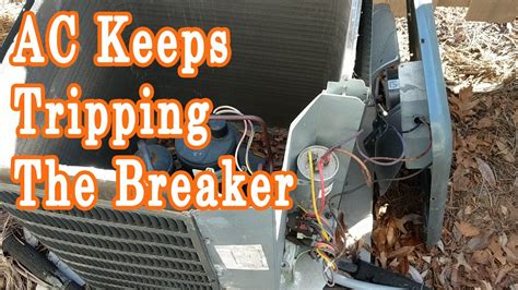 portable air conditioner keeps tripping breaker|ac compressor keeps tripping breaker.